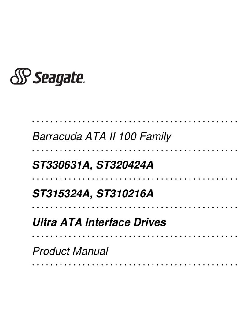 Seagate Barracuda ATA II 100 Series User manual Seagate Barracuda ATA II 100 Series User manual