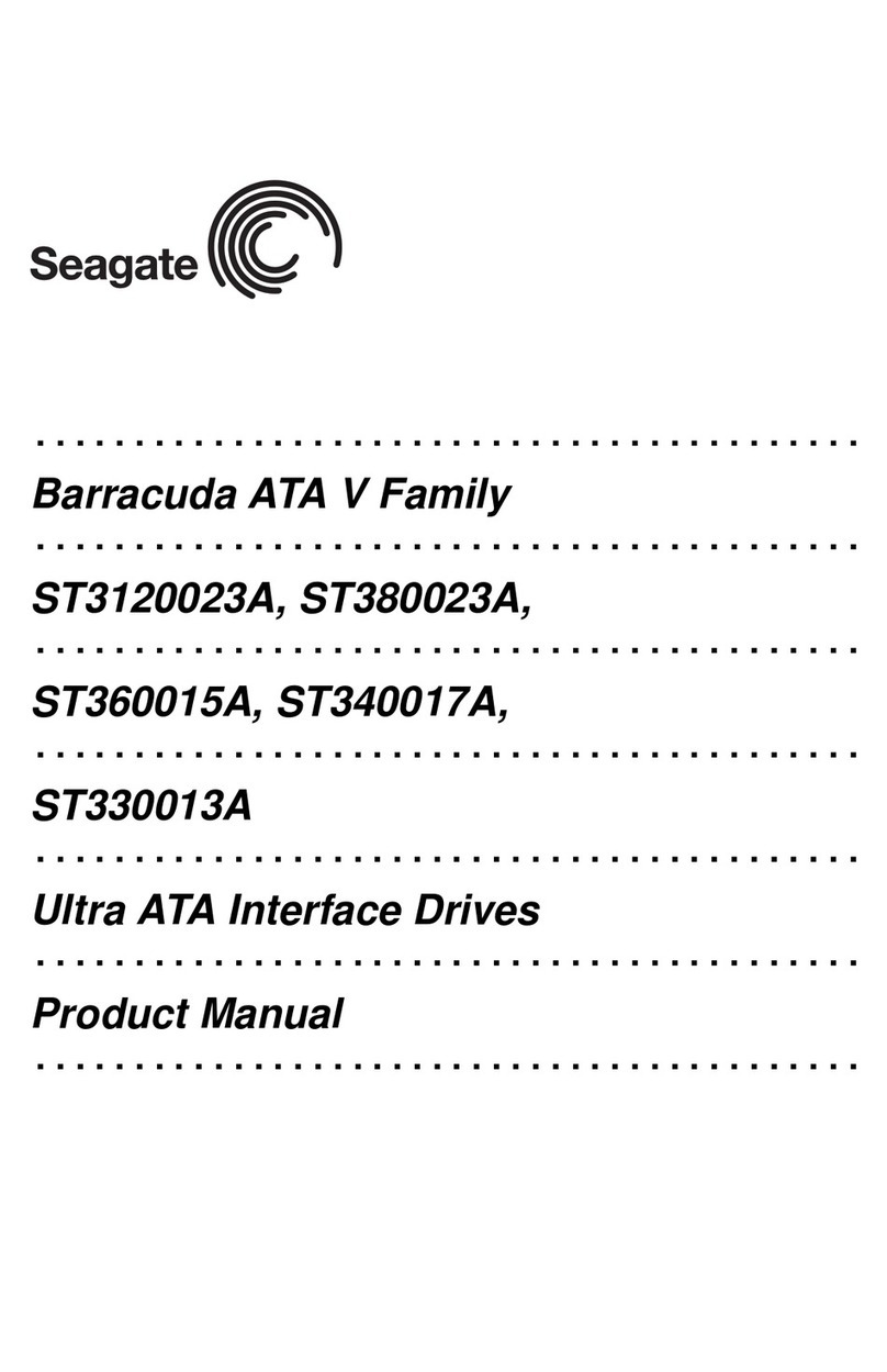 Seagate Barracuda ATA Series User manual