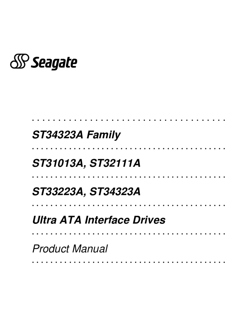 Seagate ST34323A User manual