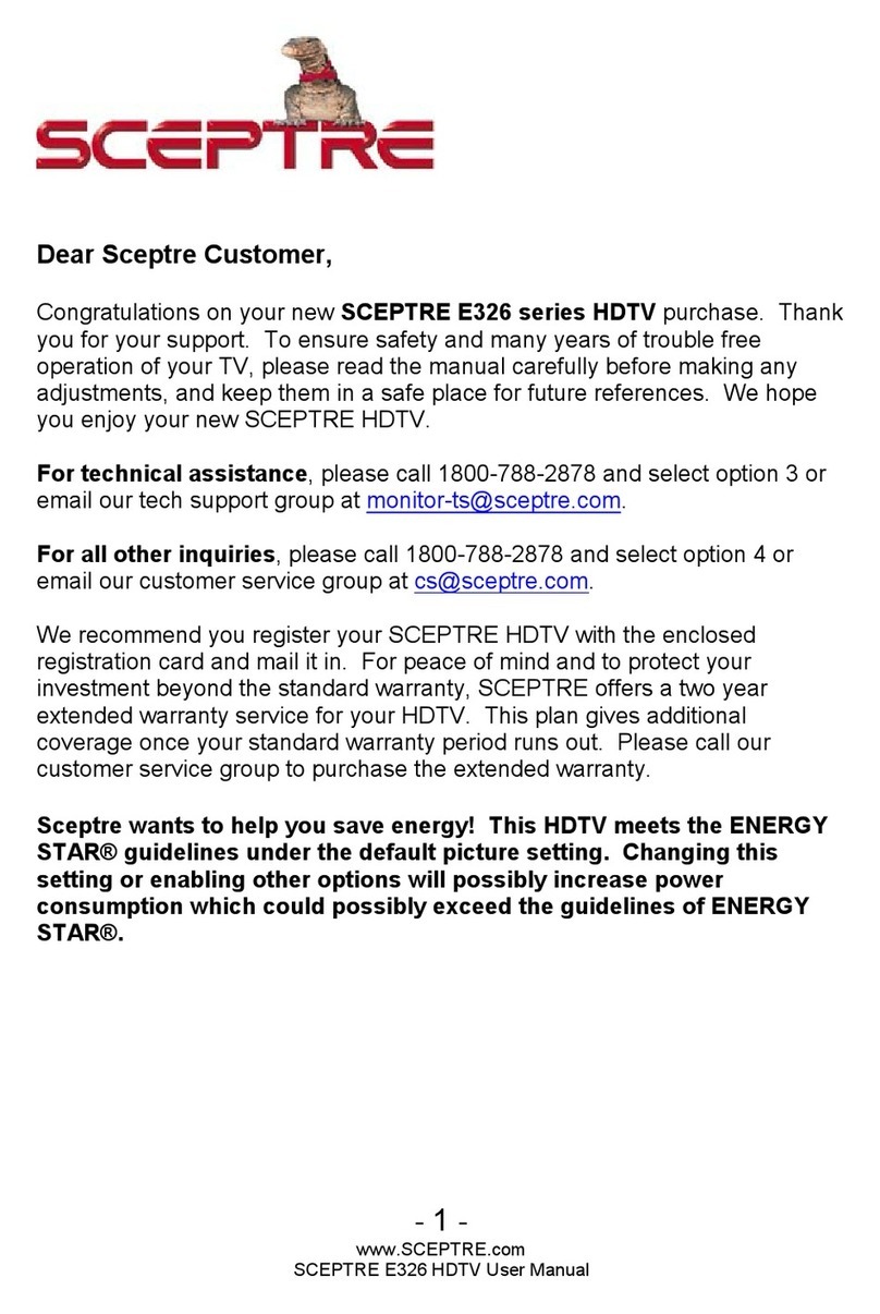 Sceptre E326 series user manual