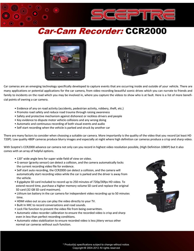 Sceptre CCR2000 Feature overview
