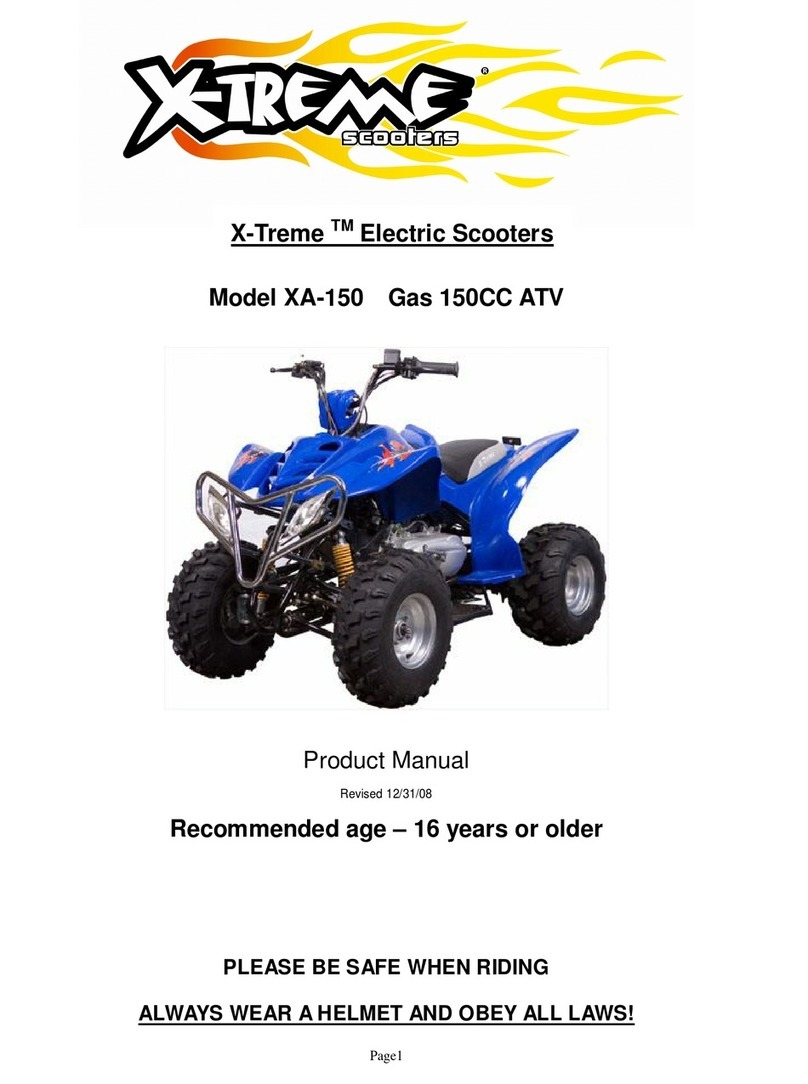 Xtreme XA-150 product manual