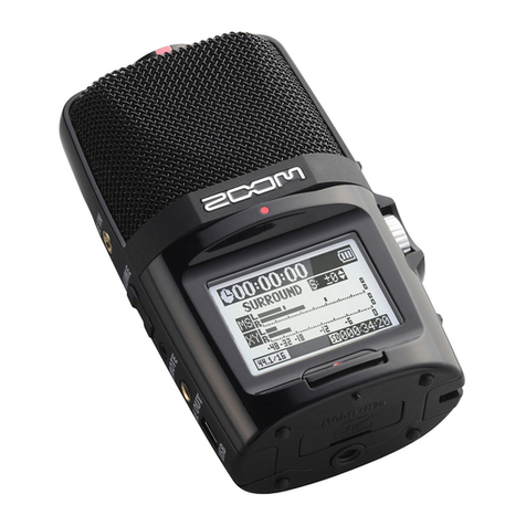 Zoom H2next Operation manual