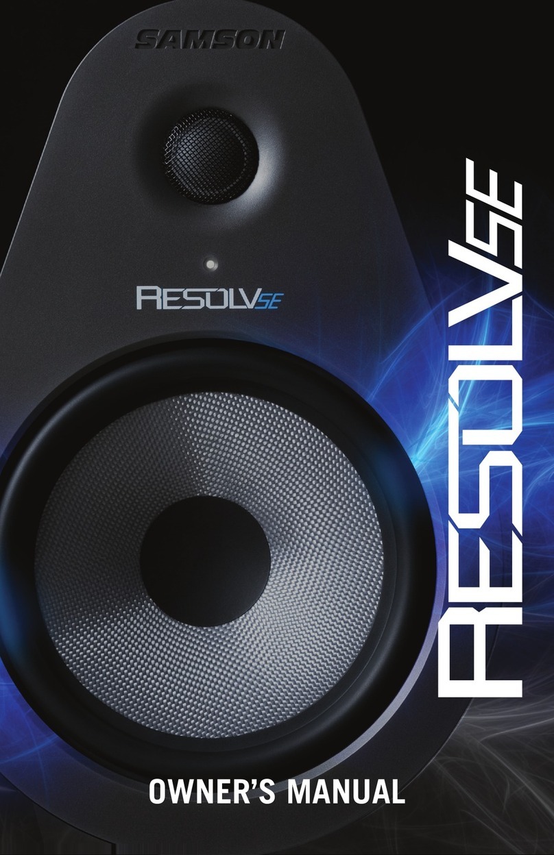 Samson RESOLV5e owner's manual