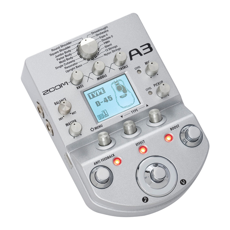 Zoom A3 User manual