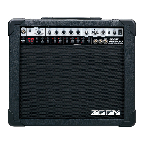 Zoom FIRE-30 Operation manual