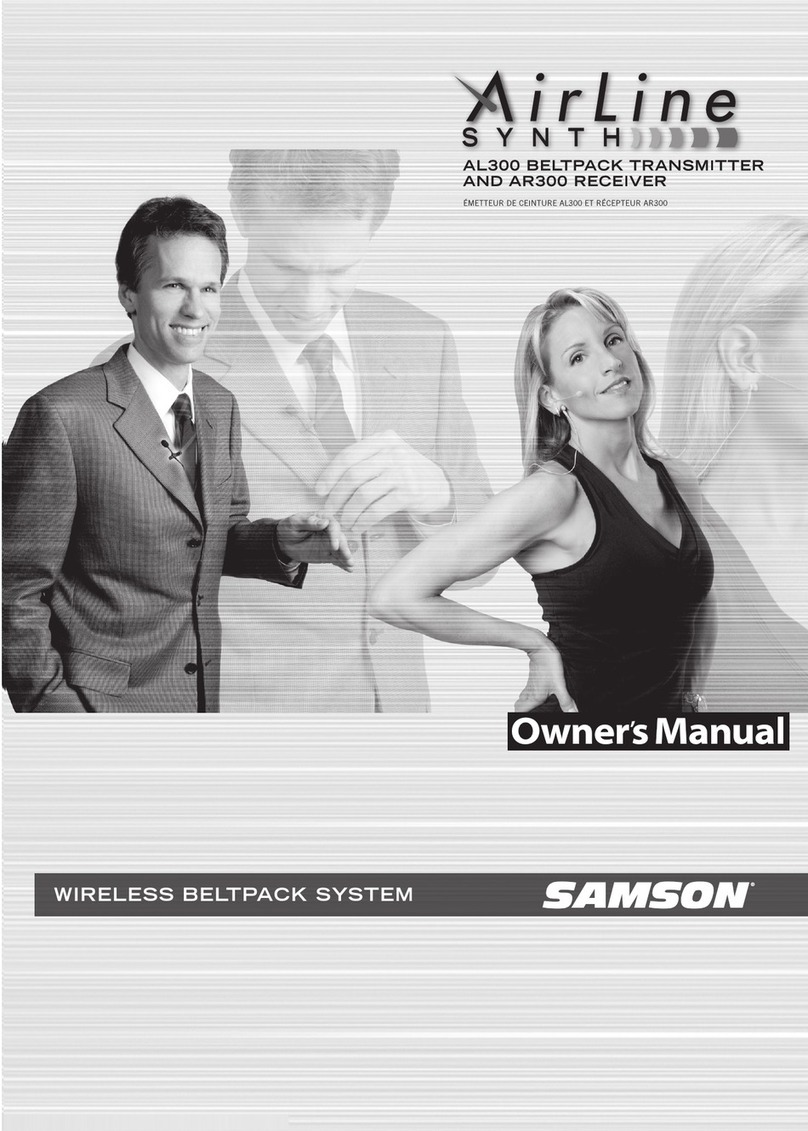 Samson AirLine SYNTH owner's manual