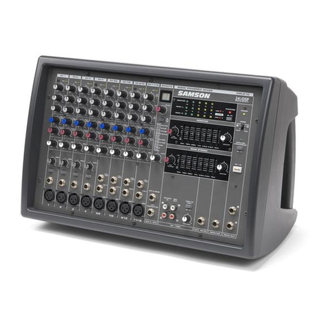 Samson Xm 610 User manual