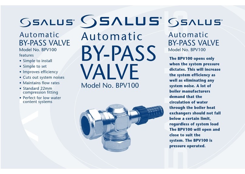 Salus BPV100 instruction manual Salus BPV100 instruction manual