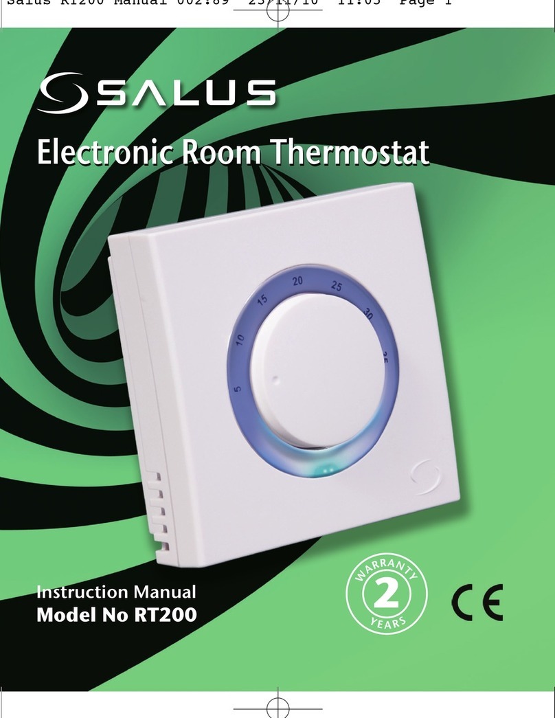 Salus RT200 User manual