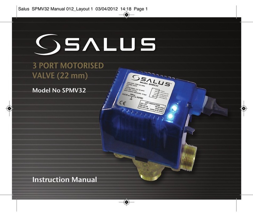 Salus SPMV32 instruction manual