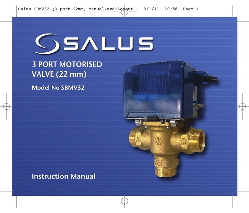 Salus SBMV32 instruction manual