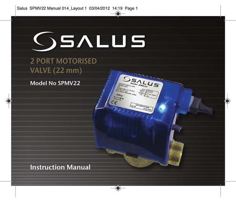 Salus SPMV22 instruction manual