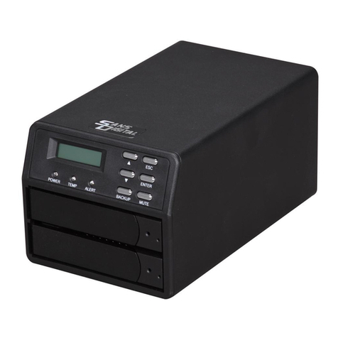 Sans Digital MOBILESTOR MS2UT+(B) User manual Sans Digital MOBILESTOR MS2UT+(B) User manual