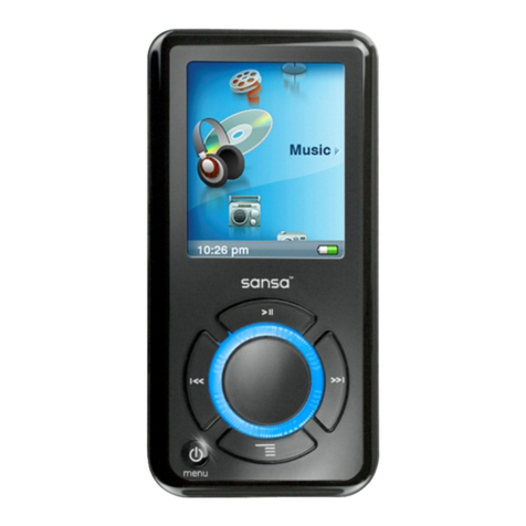 SanDisk Sansa e200 user manual