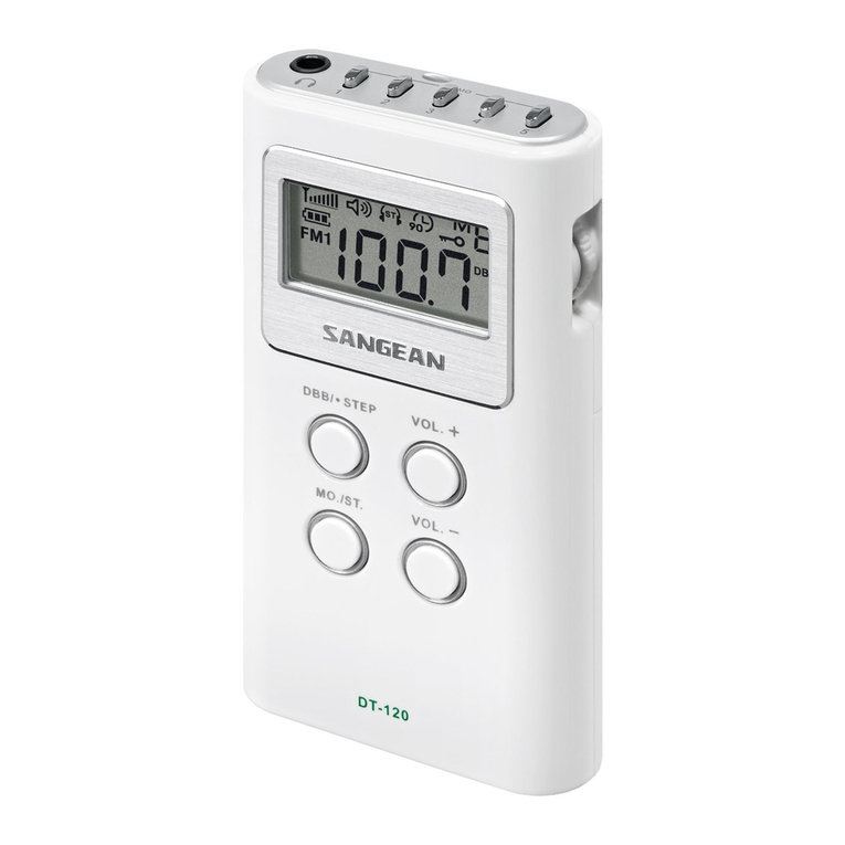 Sangean DT-120 User manual