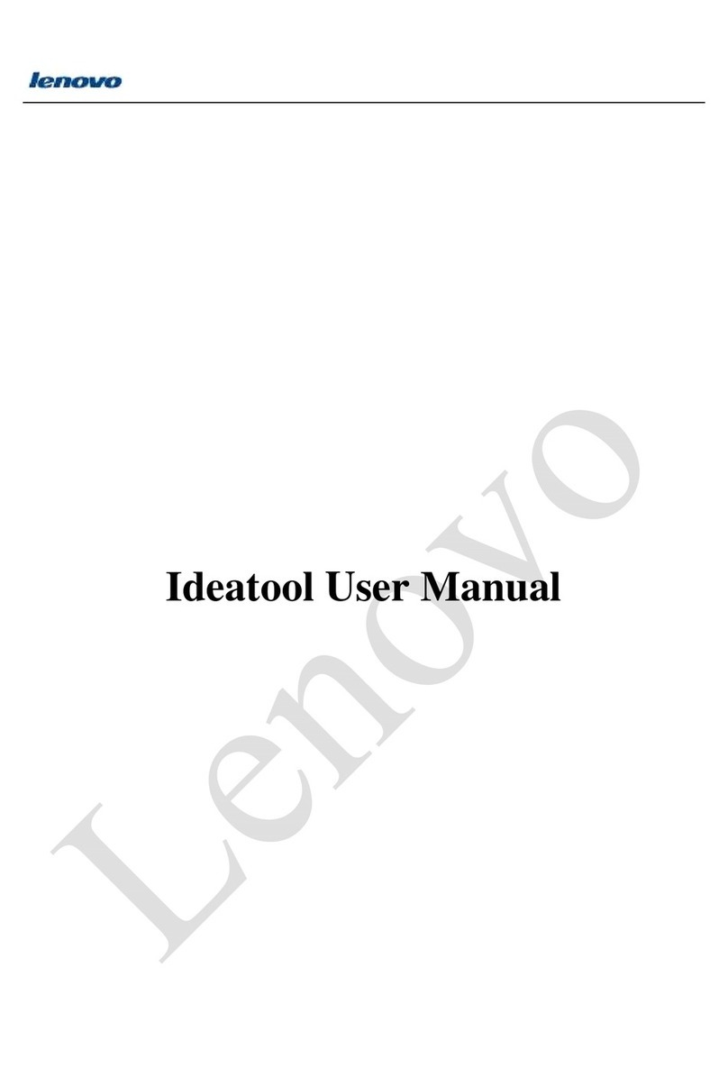 Lenovo Ideatool User manual Lenovo Ideatool User manual