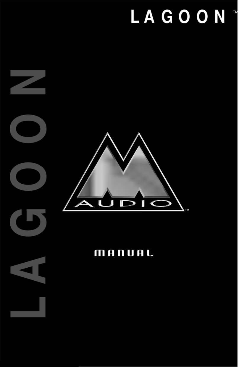 M-Audio Lagoon User manual