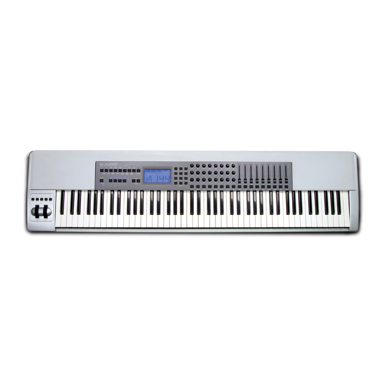 M-Audio Keystation Pro 88 Advanced guide