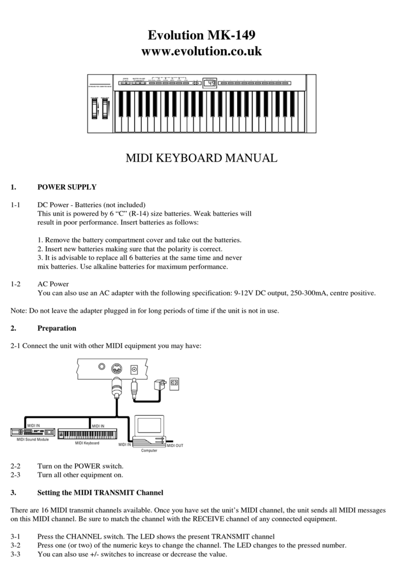Evolution MK-149 User manual