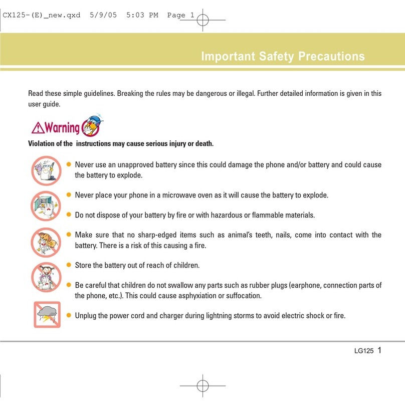 LG 125 user guide