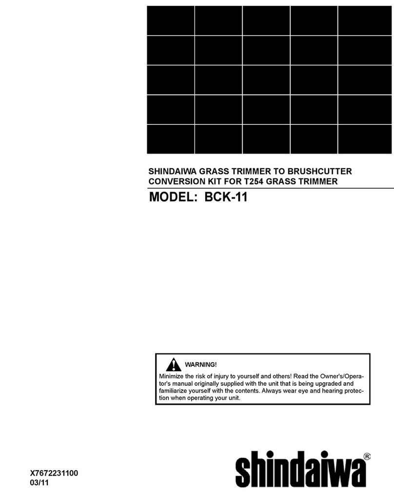 Shindaiwa BCK-11 Conversion instructions