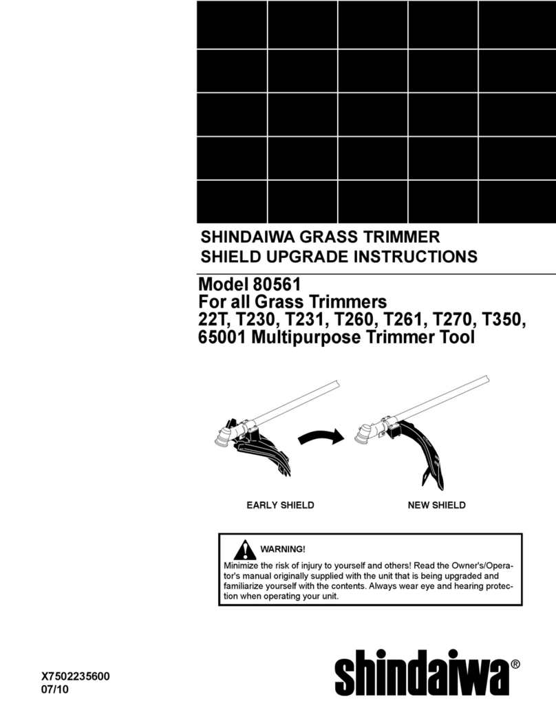 Shindaiwa 80561 Upgrade instructions