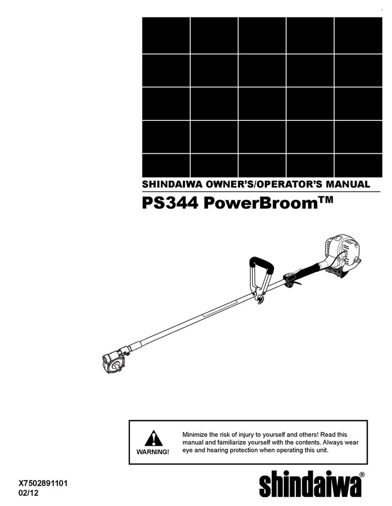 Shindaiwa PowerBroom PS344 Owner's/operator's manual