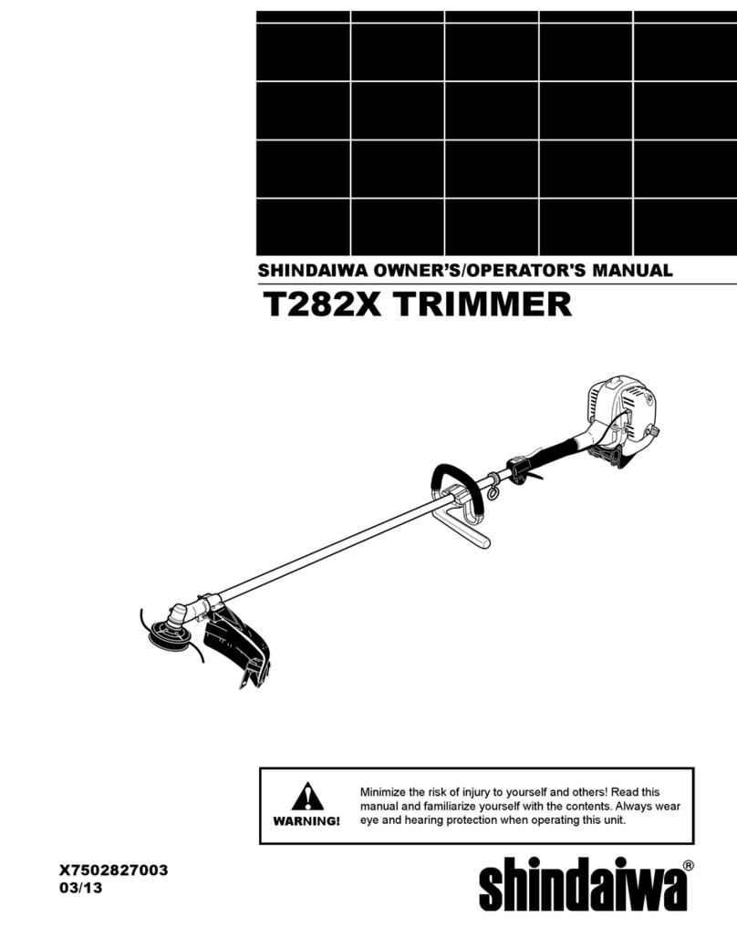 Shindaiwa T2822X Owner's/operator's manual Shindaiwa T2822X Owner's/operator's manual