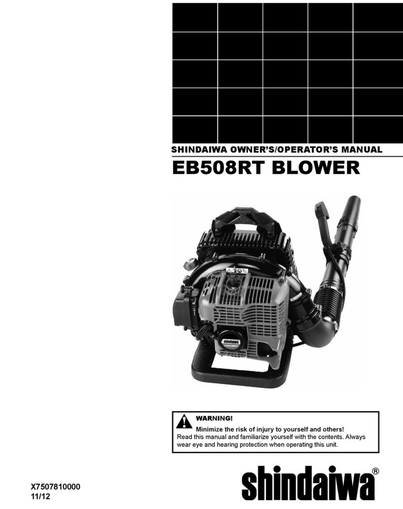 Shindaiwa EB508RT Owner's/operator's manual