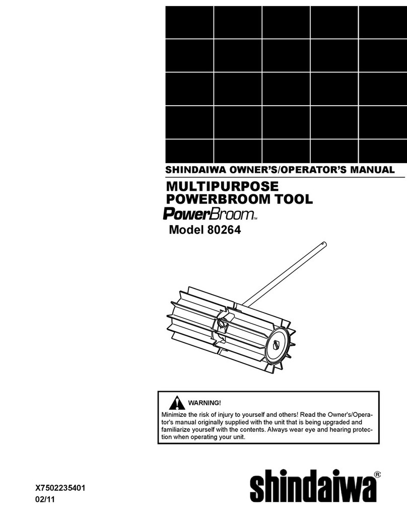 Shindaiwa 80264 PowerBroom Owner's/operator's manual