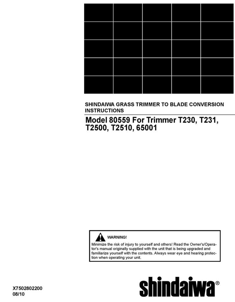 Shindaiwa 80559 Conversion instructions