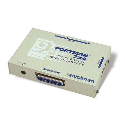 M-Audio Portman 2x4 manual&nbsp;