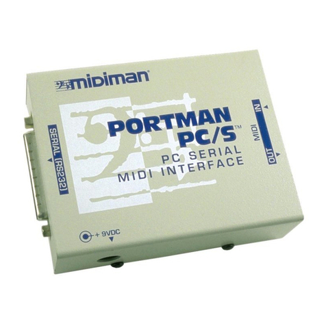 M-Audio Portman PC/S manual&nbsp;
