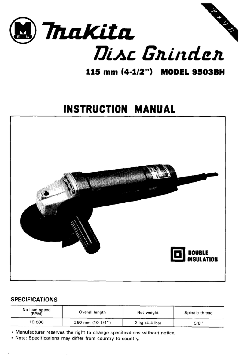Makita 9503BH User manual