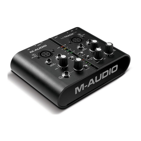 M-Audio M-TRACK plus user guide