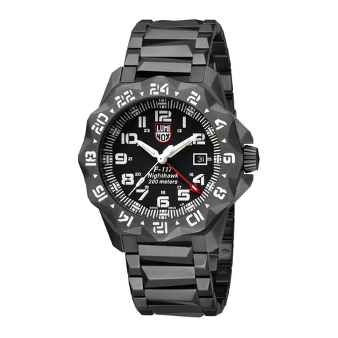 Luminox F-117 nighthawk 6400 series User manual