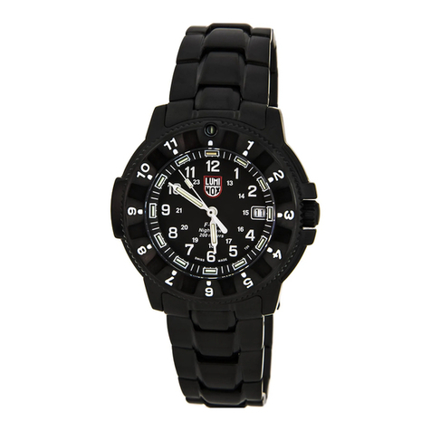 Luminox F-117 NIGHTHAWK 3400 series User manual