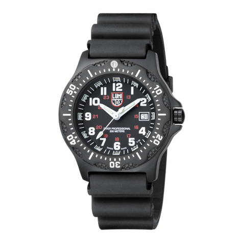 Luminox Black ops 8400 series User manual
