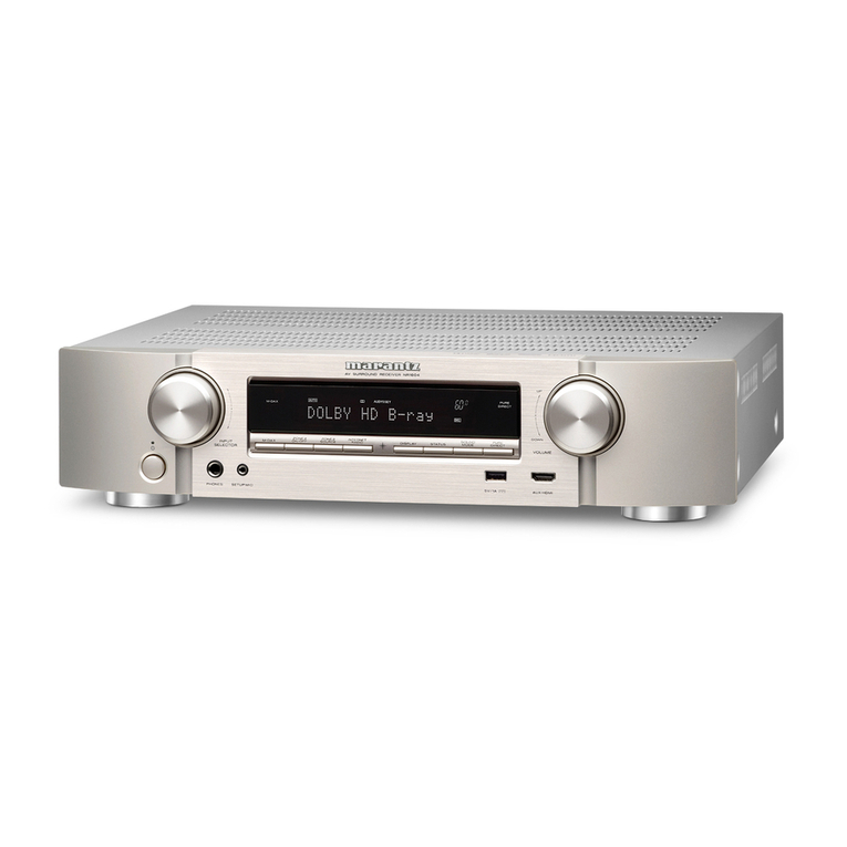 Marantz NR1604 User manual