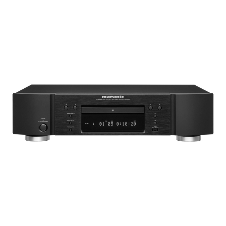 Marantz UD7007 User manual