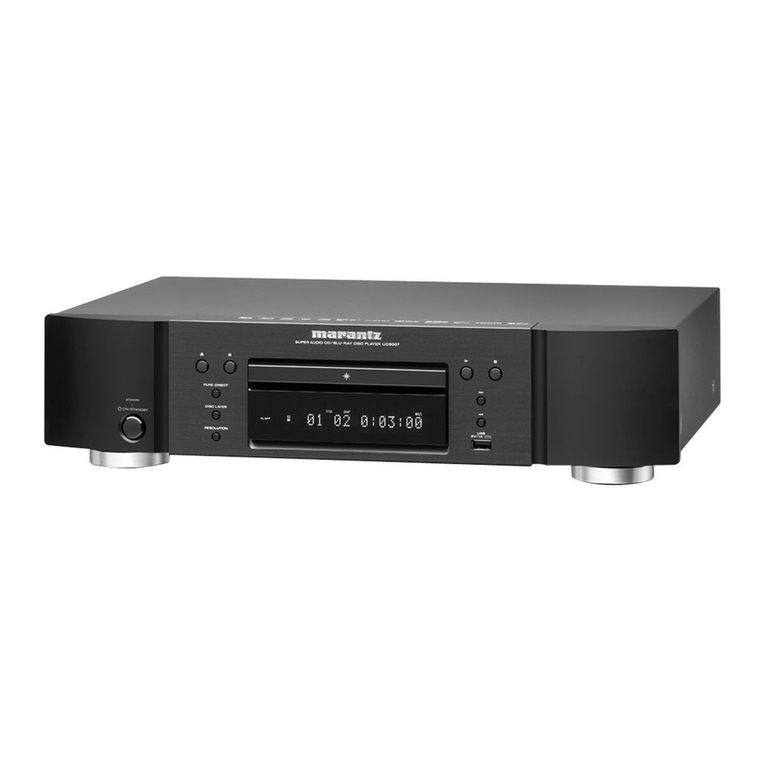 Marantz UD5007 User manual
