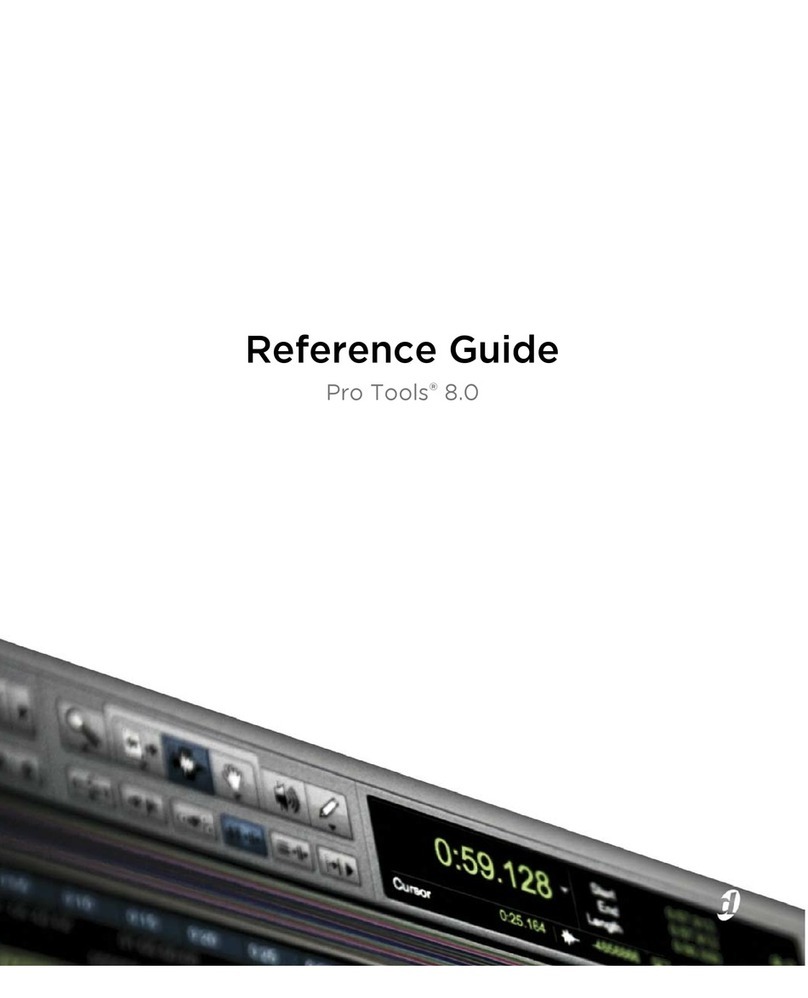 DigiDesign Digidesign Pro Tools 8.0 reference guide