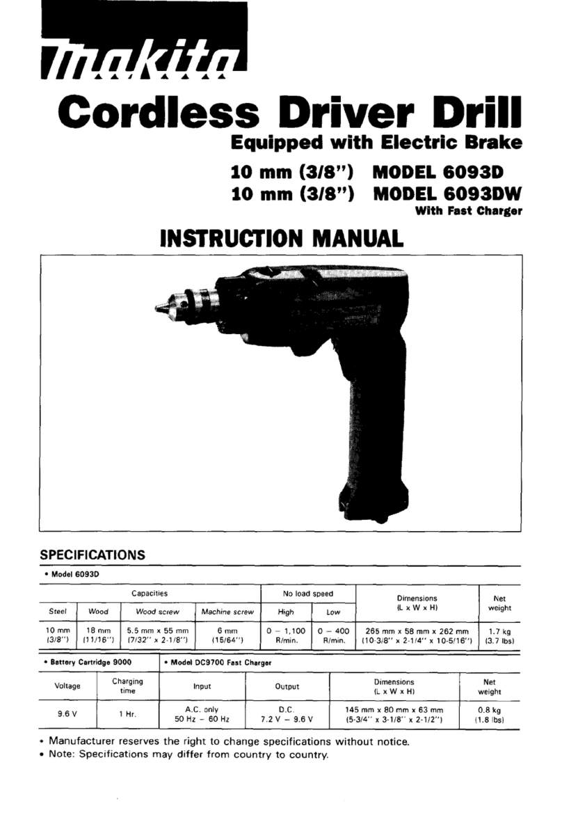 Makita 6093D instruction manual