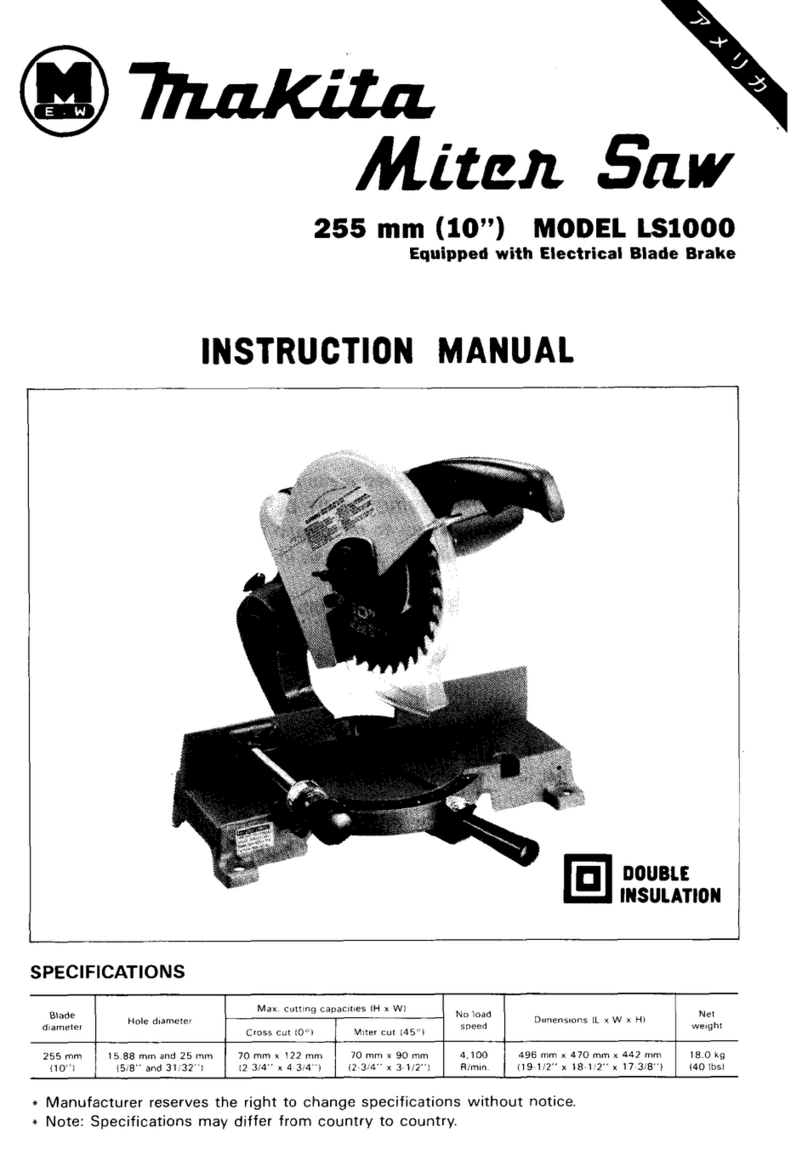 Makita LS1000 instruction manual