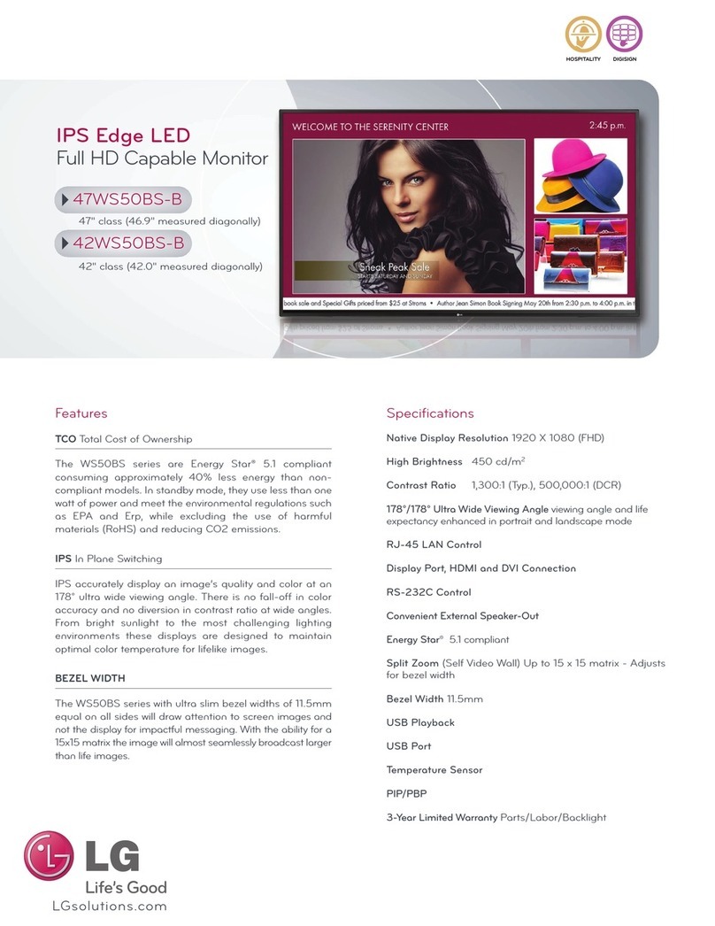 LG 47WS50BS-B User manual