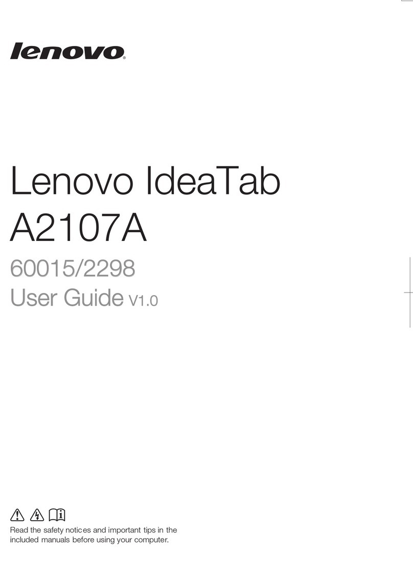 Lenovo IdeaTab A2107A User manual