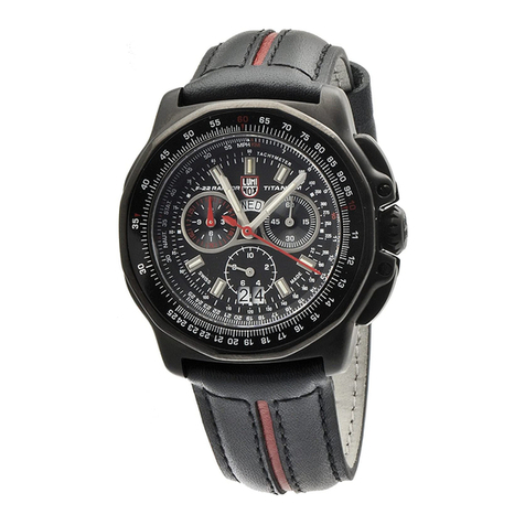 Luminox CHRONOGRAPH ALARM User manual