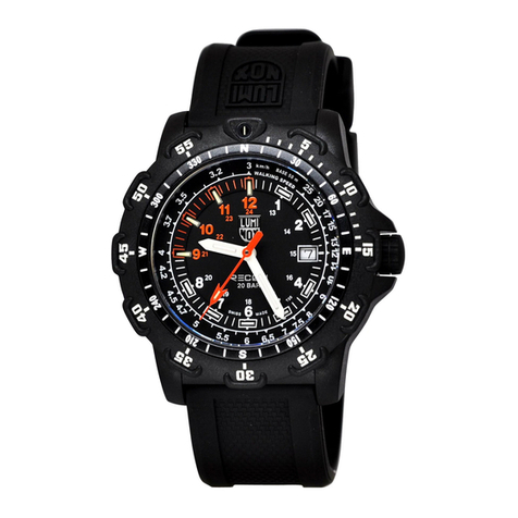 Luminox Recon point man 8820 series Specification sheet