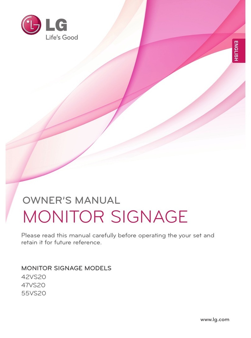 LG 42VS20 User manual